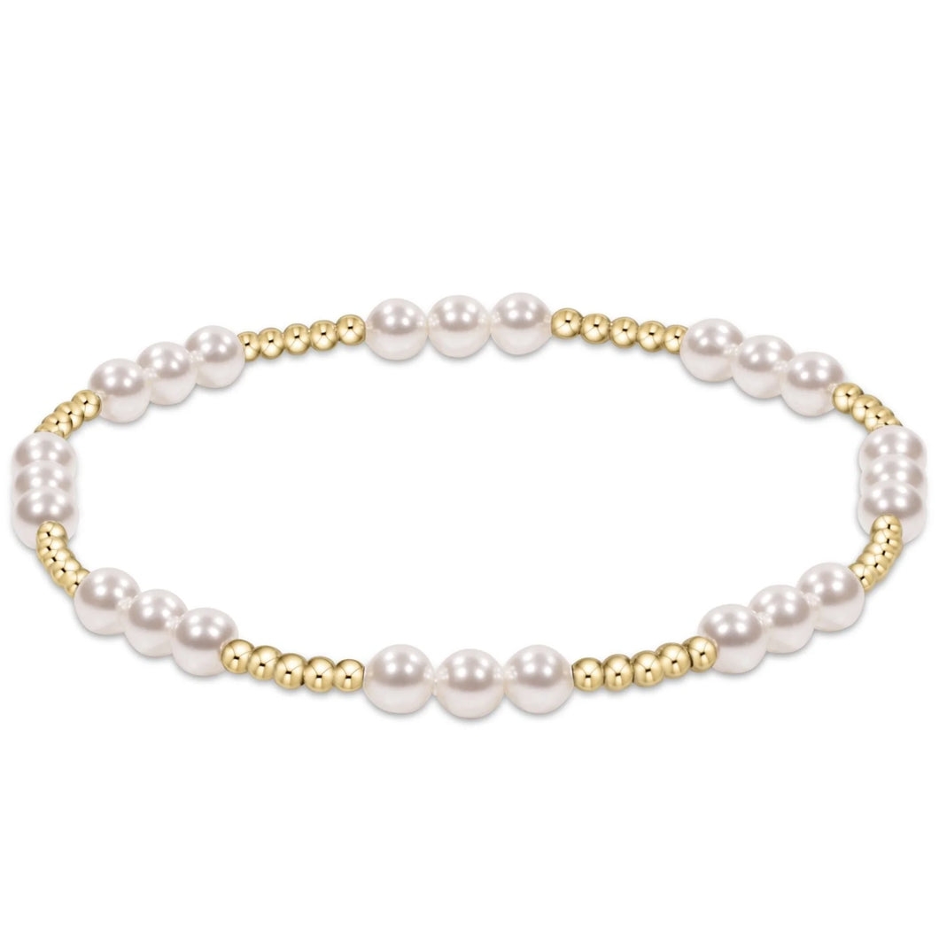 Enewton Classic Joy 4mm Beaded Bracelet Pearl