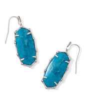 Load image into Gallery viewer, Kendra Scott Elle Bamboo Form Drop Ear Indigo
