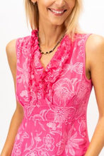 Load image into Gallery viewer, Look Mode Linen Flower Print Dress
