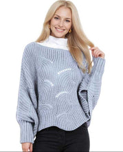 Load image into Gallery viewer, Magic Scarf Sweater Poncho
