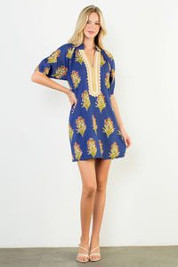 THML V-Neck Printed Dress