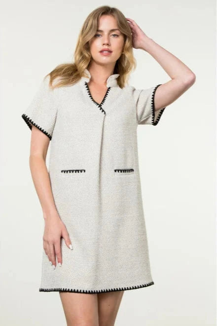 THML Tweed Mini Dress