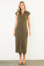 Load image into Gallery viewer, THML Button Maxi Dress
