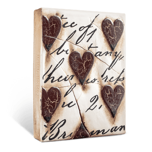 Sid Dickens Memory Block "Red Heart with Script" T01