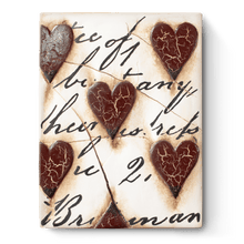 Load image into Gallery viewer, Sid Dickens Memory Block &quot;Red Heart with Script&quot; T01
